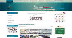 Desktop Screenshot of fst.univ-mosta.dz